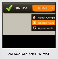 Collapsible Menu In Html