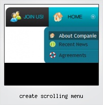 Create Scrolling Menu
