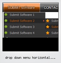 Drop Down Menu Horizontal Javascript