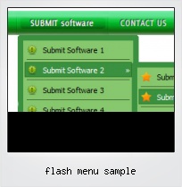 Flash Menu Sample