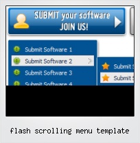 Flash Scrolling Menu Template