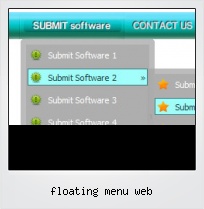Floating Menu Web