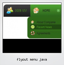 Flyout Menu Java