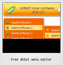 Free Dhtml Menu Editor