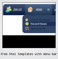 Free Html Templates With Menu Bar