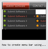 How To Create Menu Bar Using Javascript