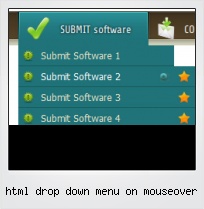 Html Drop Down Menu On Mouseover