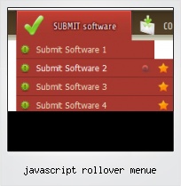 Javascript Rollover Menue