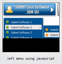 Left Menu Using Javascript