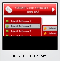 Menu Css Mouse Over