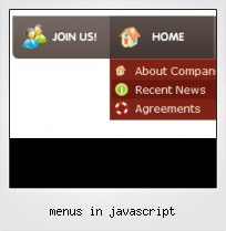 Menus In Javascript