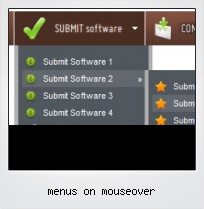 Menus On Mouseover