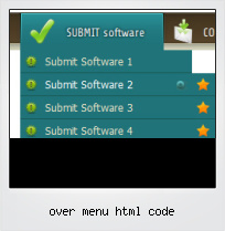 Over Menu Html Code