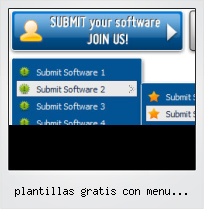 Plantillas Gratis Con Menu Desplegable Horizontal