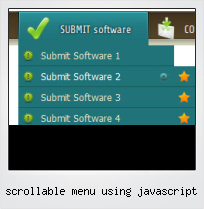 Scrollable Menu Using Javascript