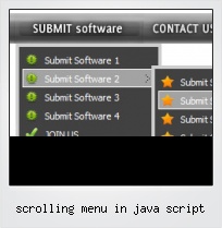 Scrolling Menu In Java Script