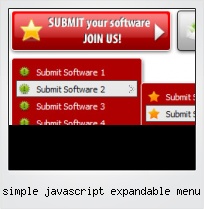 Simple Javascript Expandable Menu