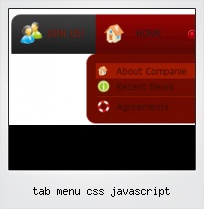 Tab Menu Css Javascript