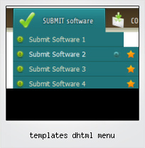 Templates Dhtml Menu