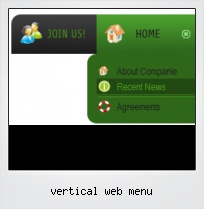 Vertical Web Menu