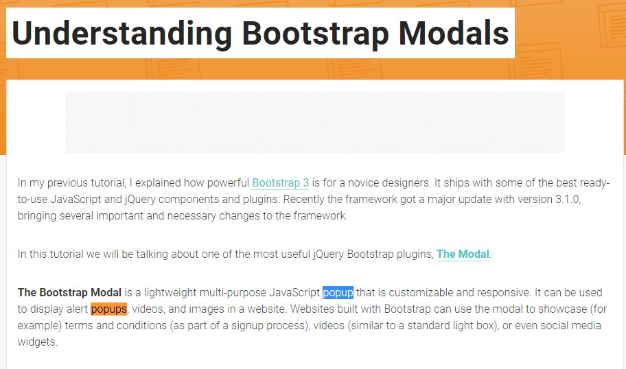  One more  practical  post about Bootstrap Modal Popup