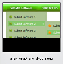 Ajax Drag And Drop Menu