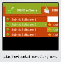 Ajax Horizontal Scrolling Menu
