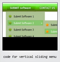 Code For Vertical Sliding Menu
