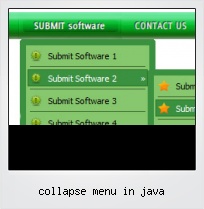 Collapse Menu In Java