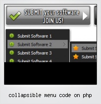 Collapsible Menu Code On Php