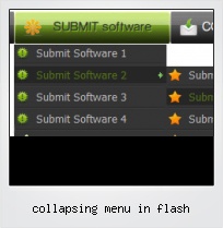 Collapsing Menu In Flash