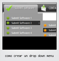 Como Crear Un Drop Down Menu