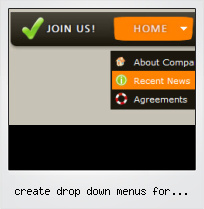 Create Drop Down Menus For Webpages