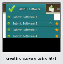 Creating Submenu Using Html