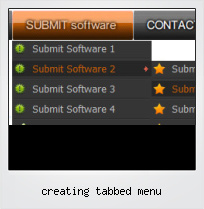 Creating Tabbed Menu