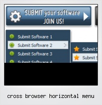 Cross Browser Horizontal Menu