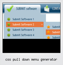 Css Pull Down Menu Generator