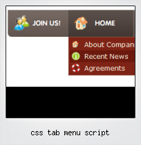 Css Tab Menu Script
