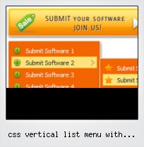 Css Vertical List Menu With Submenu Items