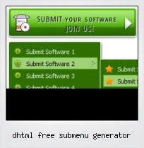 Dhtml Free Submenu Generator