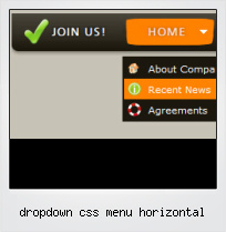 Dropdown Css Menu Horizontal