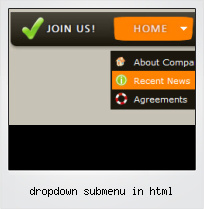 Dropdown Submenu In Html