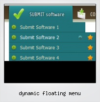 Dynamic Floating Menu