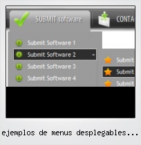 Ejemplos De Menus Desplegables Con Javascript