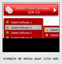 Exemple De Menus Pour Site Web