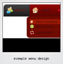 Exemple Menu Design