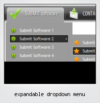 Expandable Dropdown Menu
