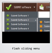 Flash Sliding Menu