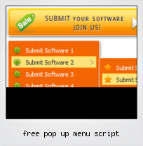 Free Pop Up Menu Script