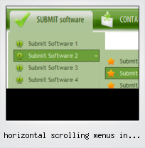 Horizontal Scrolling Menus In Javascript